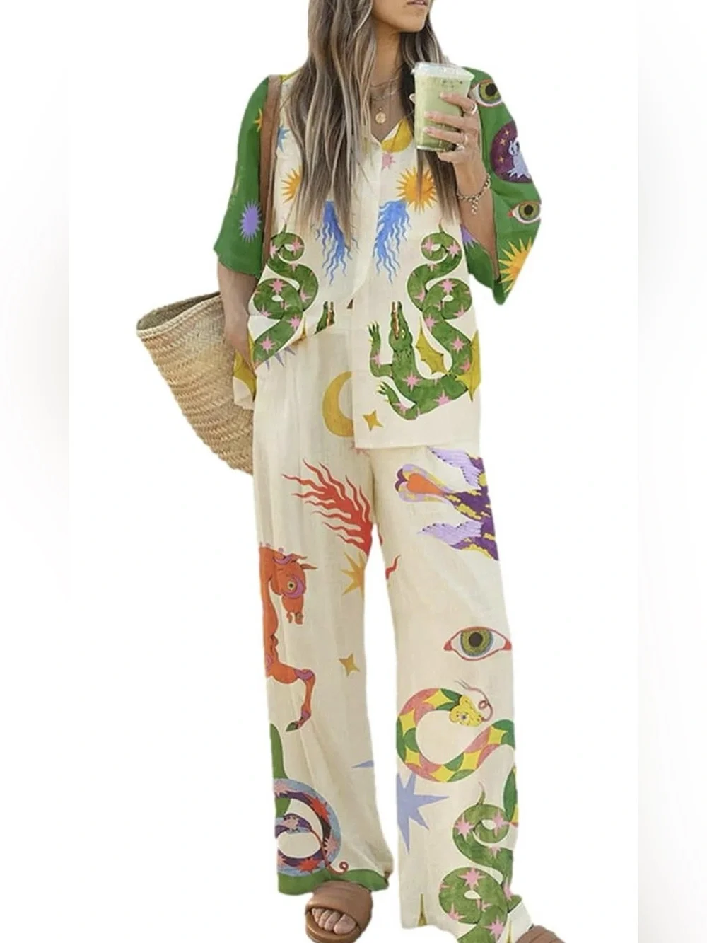 New Colorful Women's Printed Pants & Jumpsuit